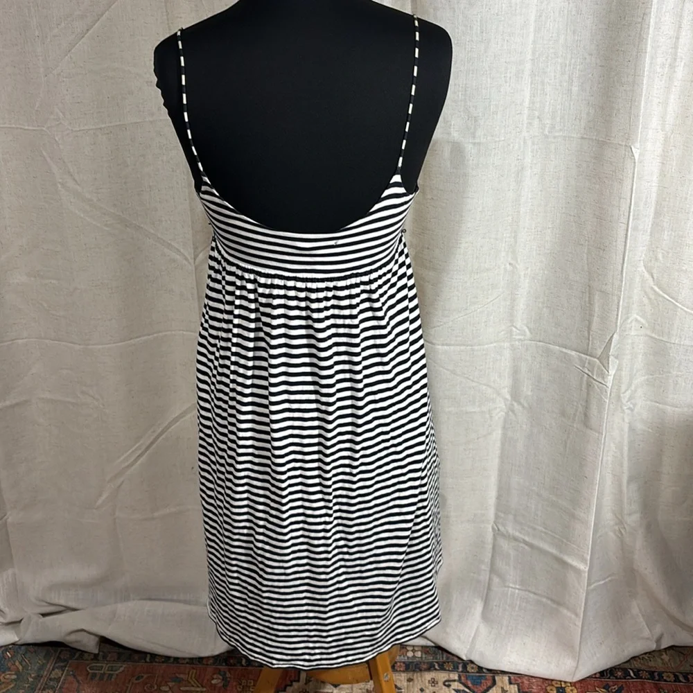 J. Crew Striped Spaghetti Strap Dress